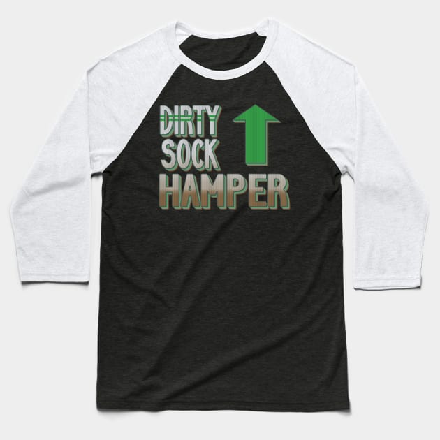 Where Socks Go Baseball T-Shirt by smashythebear